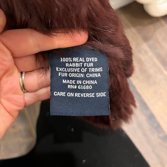 Real rabbit fur vest - Picture 4 of 4